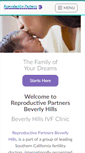 Mobile Screenshot of beverlyhills.reproductivepartners.com